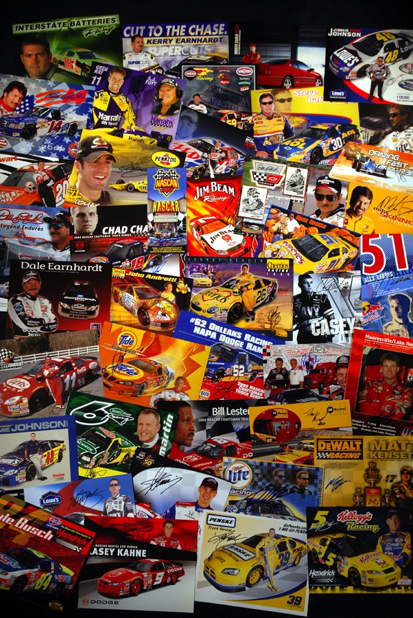 Soccer & All Sports - NASCAR & Auto Racing Autograph Collection (about 1500)