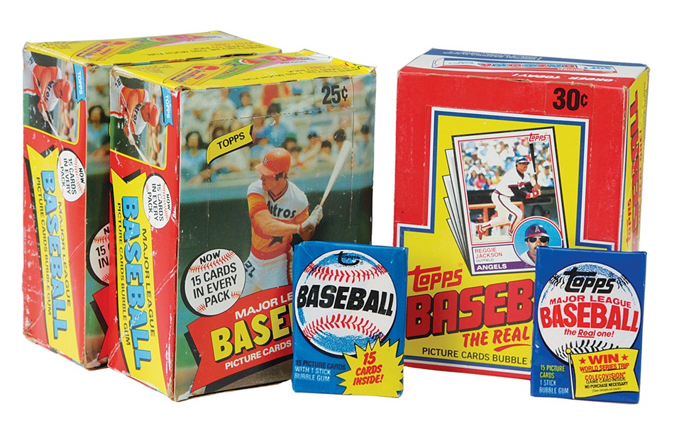 Sports and Non Sports Cards - 1980-1983 Topps Wax Box Collection (3)