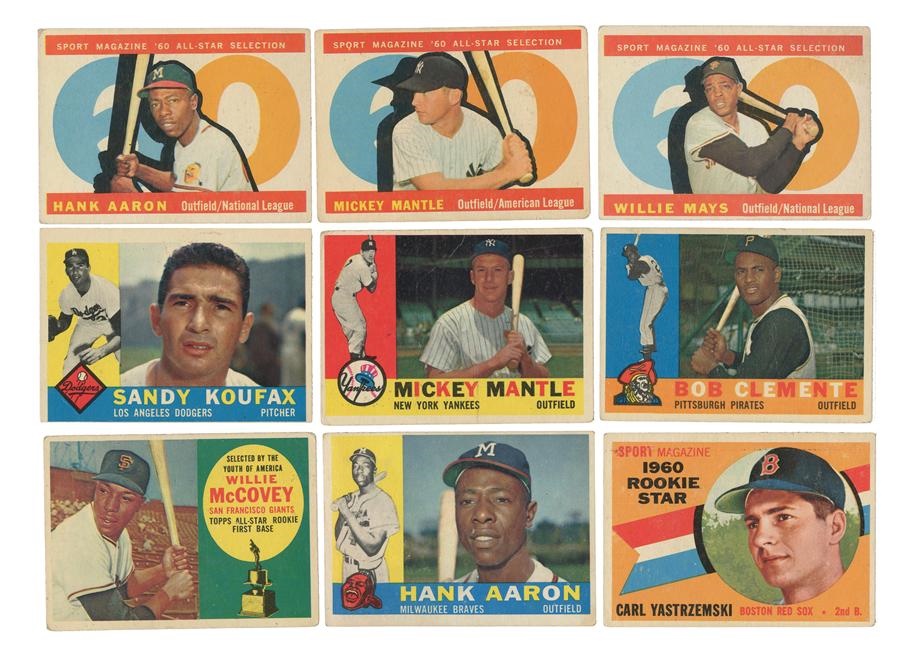 Sports and Non Sports Cards - 1960 Topps Baseball Complete Set (572)