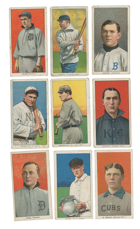 Sports and Non Sports Cards - 1909-1911 T206 Card Collection Including Cobb (10)