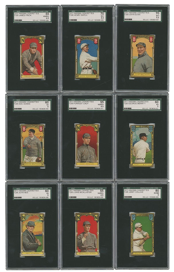 Sports and Non Sports Cards - 1911 T205 Collection Including Jimmy Collins (9)