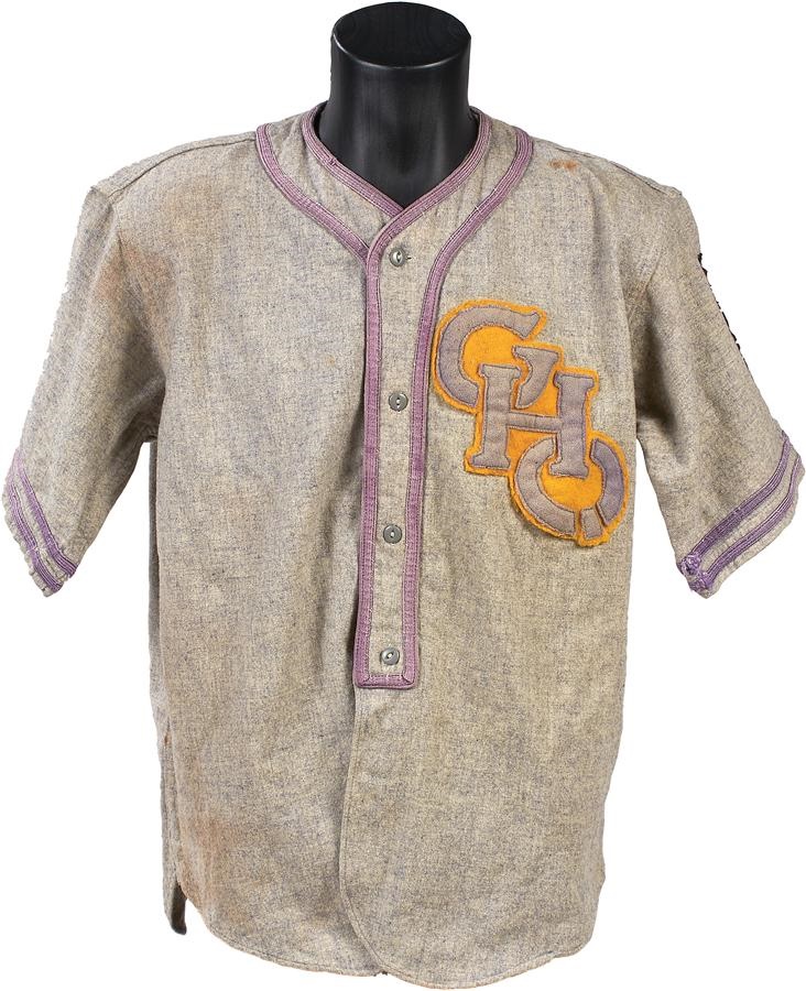 Negro League, Latin, Japanese & International Base - Earliest 1930s Japanese Baseball Jersey
