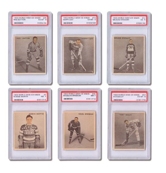 Sports Cards - 1933/34 Ice Kings PSA Lot (15)