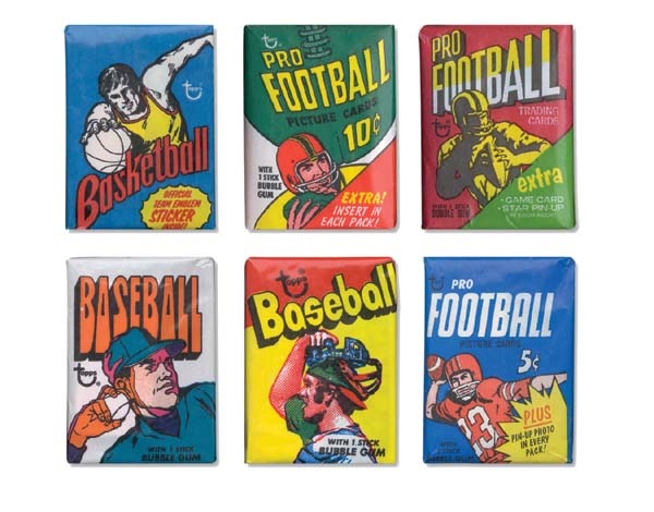 Sports Cards - 1960's - 1970's Unopened Wax Pack Collection (21)