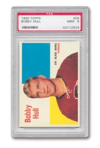 Sports Cards - 1960/61 Topps Bobby Hull PSA 9