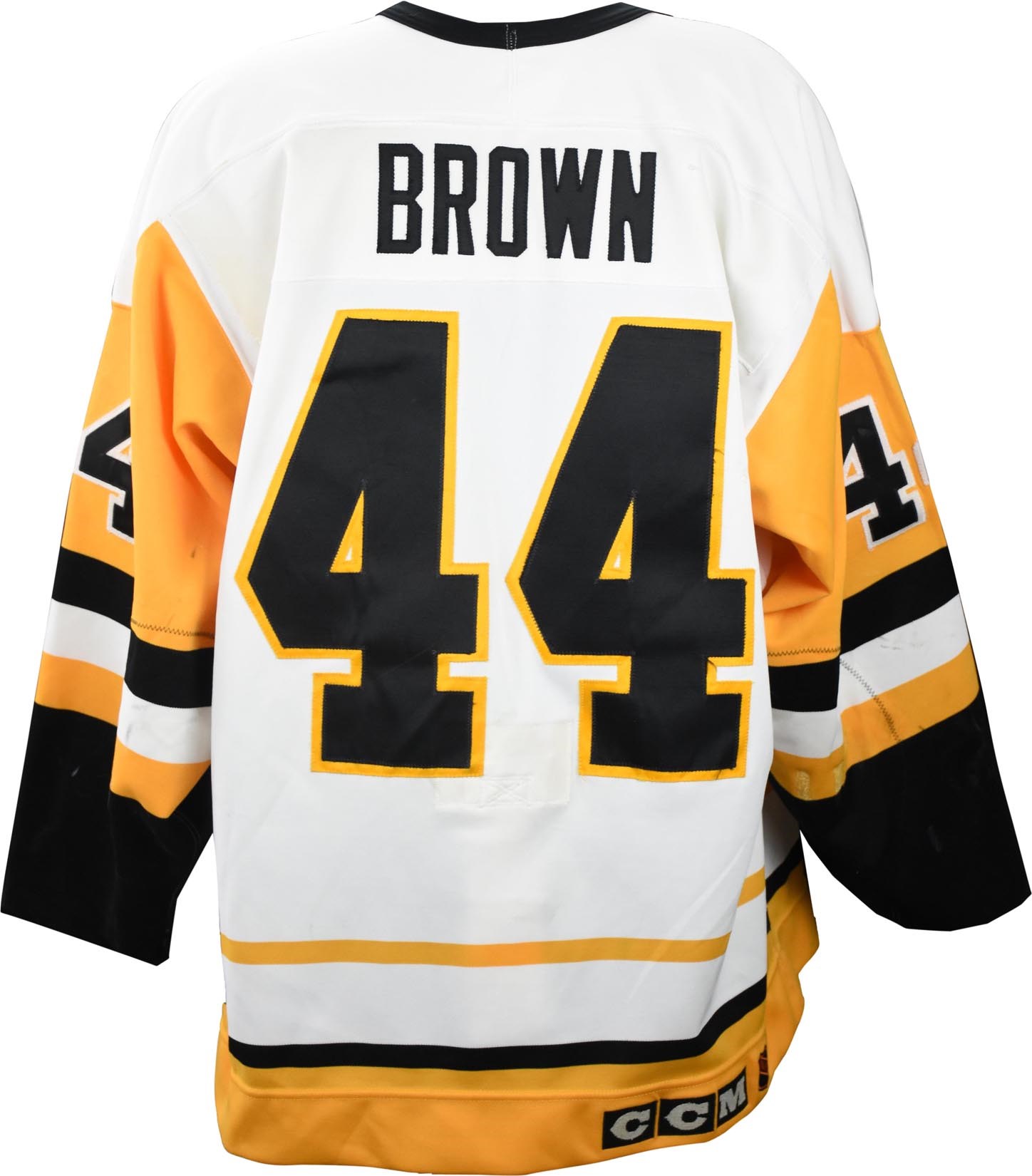 Hockey - 1988-89 Rob Brown Pittsburgh Penguins Game Worn Jersey