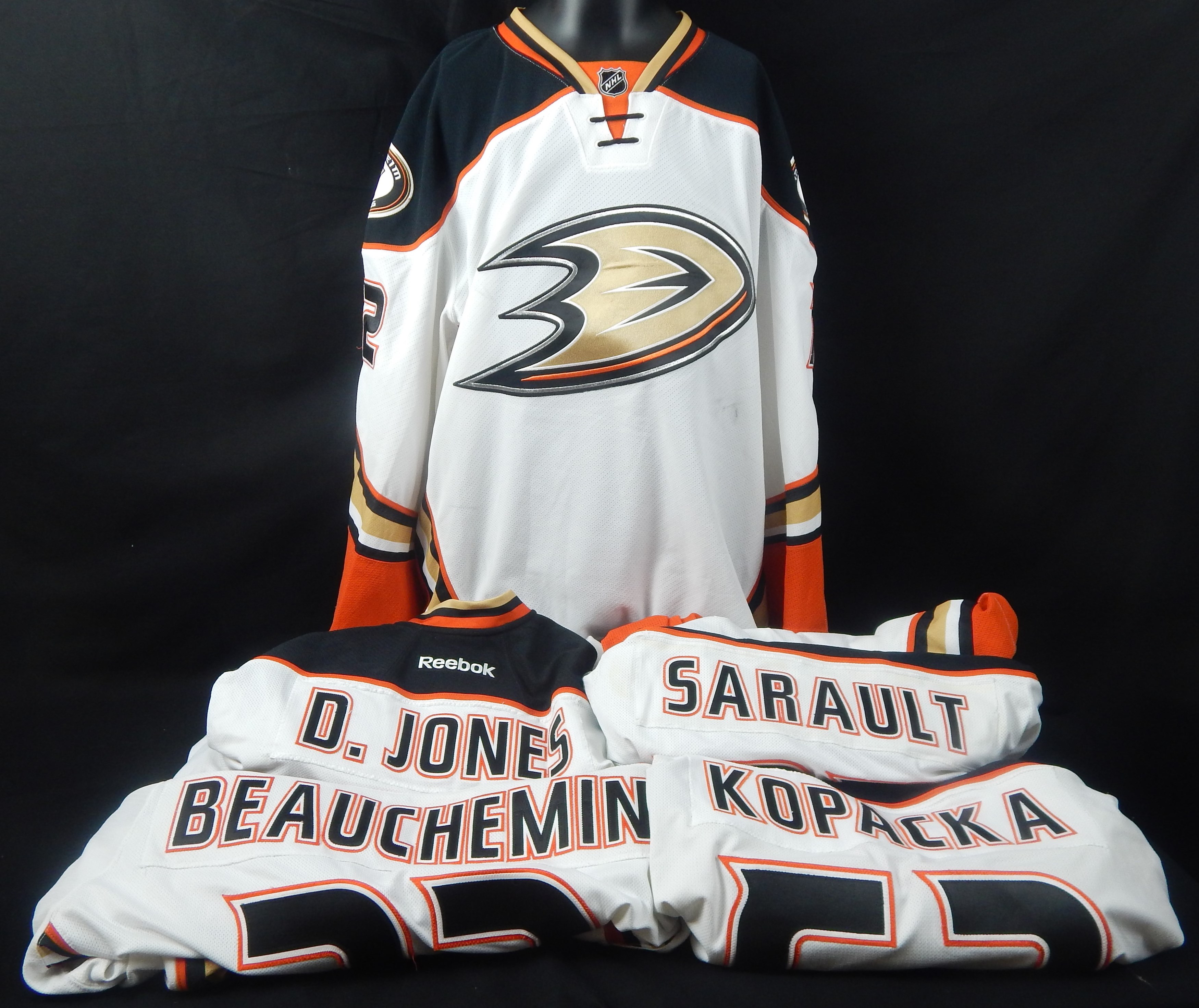 Hockey Sweaters - 2014-17 Anaheim Ducks Game Worn Jerseys (7)