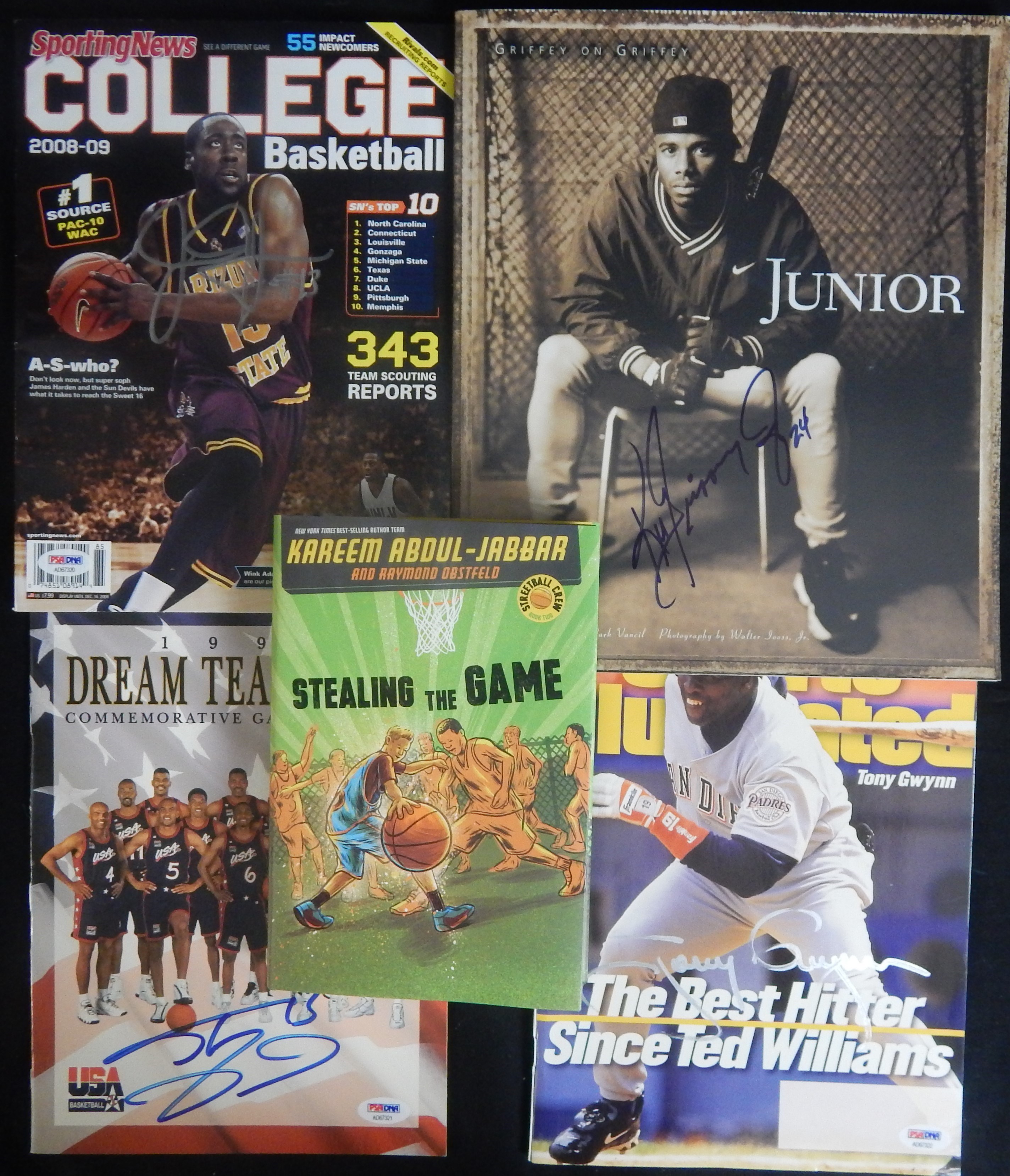 Autographs Baseball - Signed Publication Collection of (5)