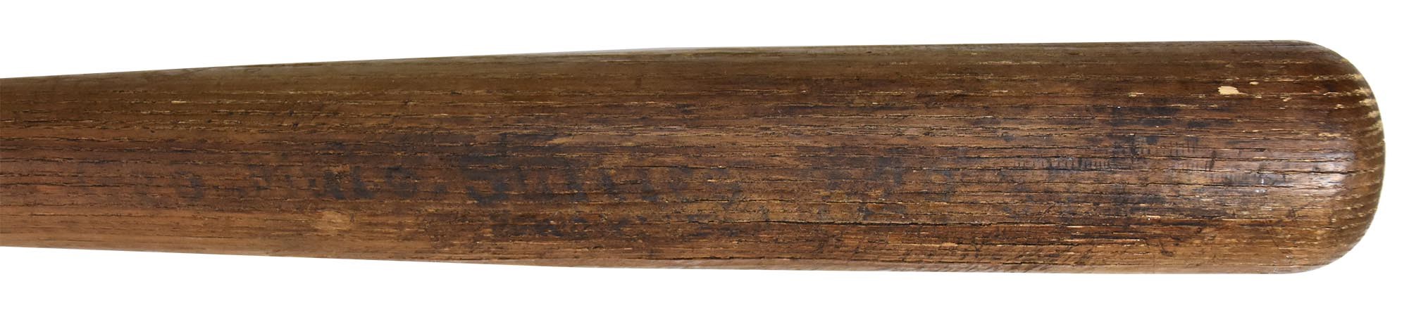 Negro League, Latin, Japanese & International Base - 1937 George “Mule” Suttles Game Used Bat - Only Known Bat of this Negro Leaguer & HOFer (PSA/DNA)