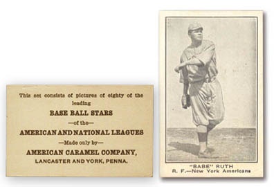 Sports Cards - 1921 American Caramel Babe Ruth