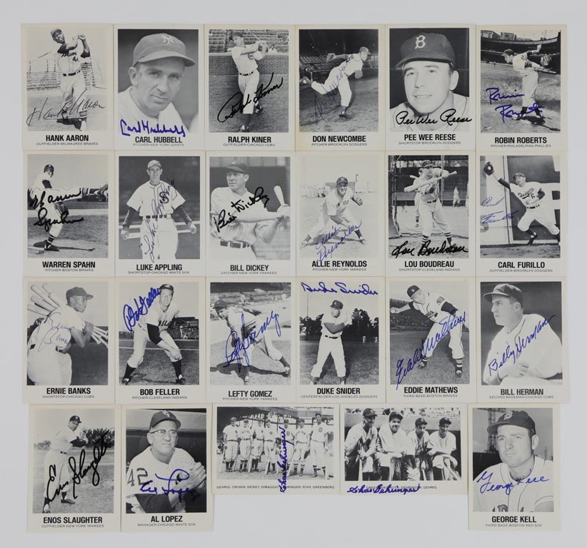 Autographs Baseball - Collection Of Autographed TCMA/Galasso Cards (23)