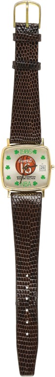 The Tod Rosensweig Boston Celtics Collection - 1986 Boston Celtics World Champion Presentation Watch