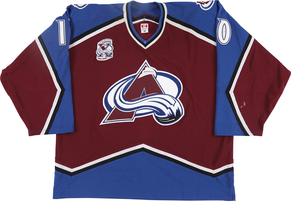 Hockey - 2005-06 Brad May Colorado Avalanche Game Worn Jersey - Photo-Matched to Seven Games! (MeiGray)
