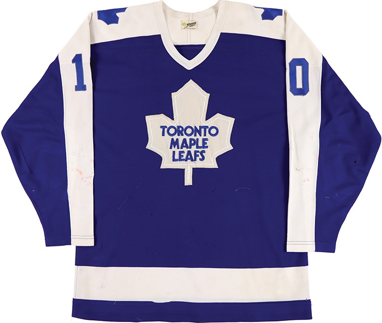 Hockey - 1980-81 John Anderson Toronto Maple Leafs Game Worn Jersey