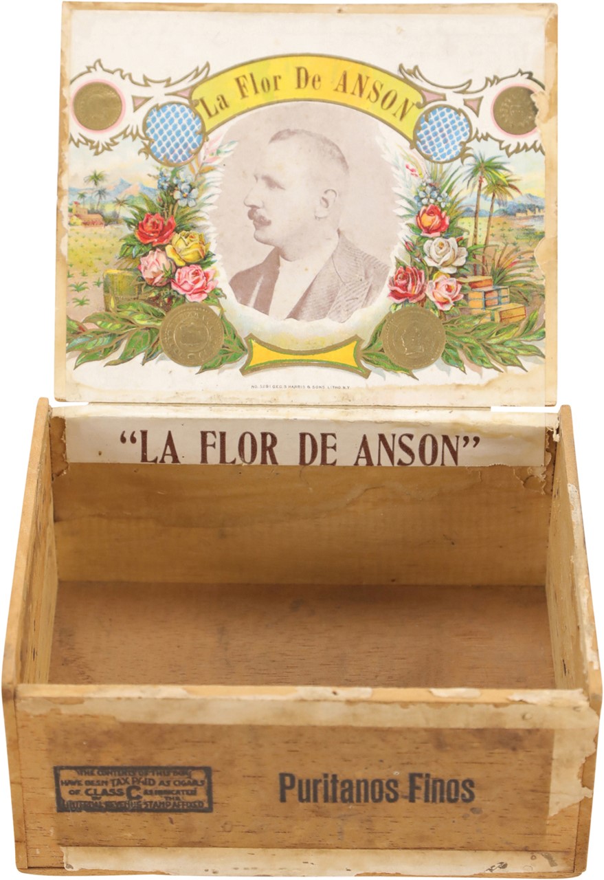 Early Baseball - Cap Anson Cigar Box
