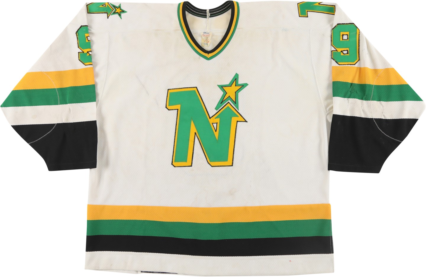 Hockey - 1989-90 Mike Modano Minnesota North Stars Game Worn Rookie Jersey