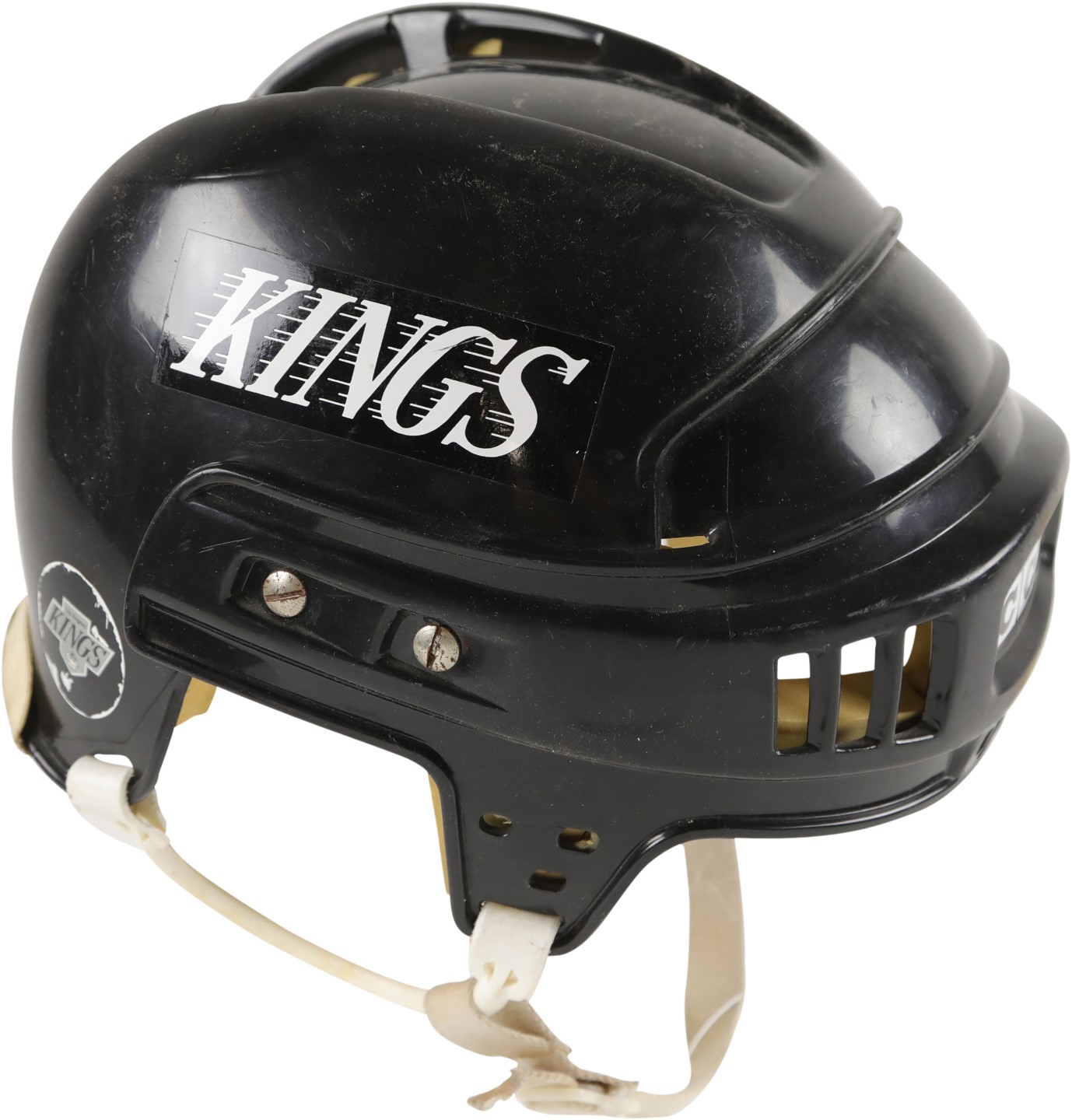 Hockey - Luc Robataille Los Angeles Kings Signed Game Worn Helmet