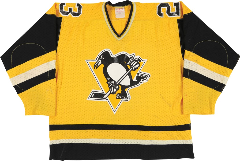 Hockey - Circa 1983-84 Andy Brickley NHL Pittsburgh Penguins Game Worn Jersey