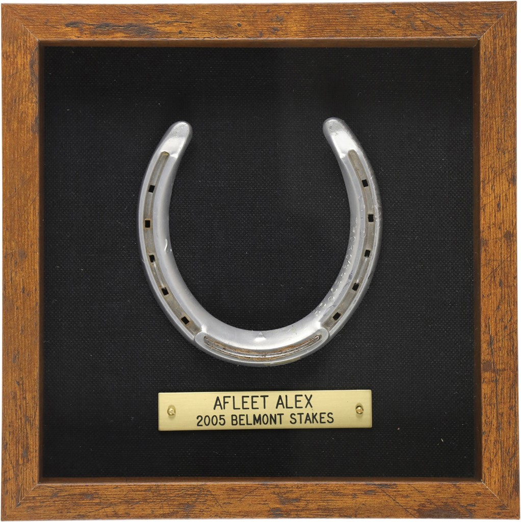 Horse Racing - Afleet Alex Blemont Stakes Shoe