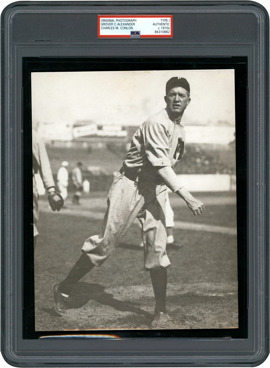 - Grover Cleveland Alexander Photograph by Charles Conlon (PSA Type I)