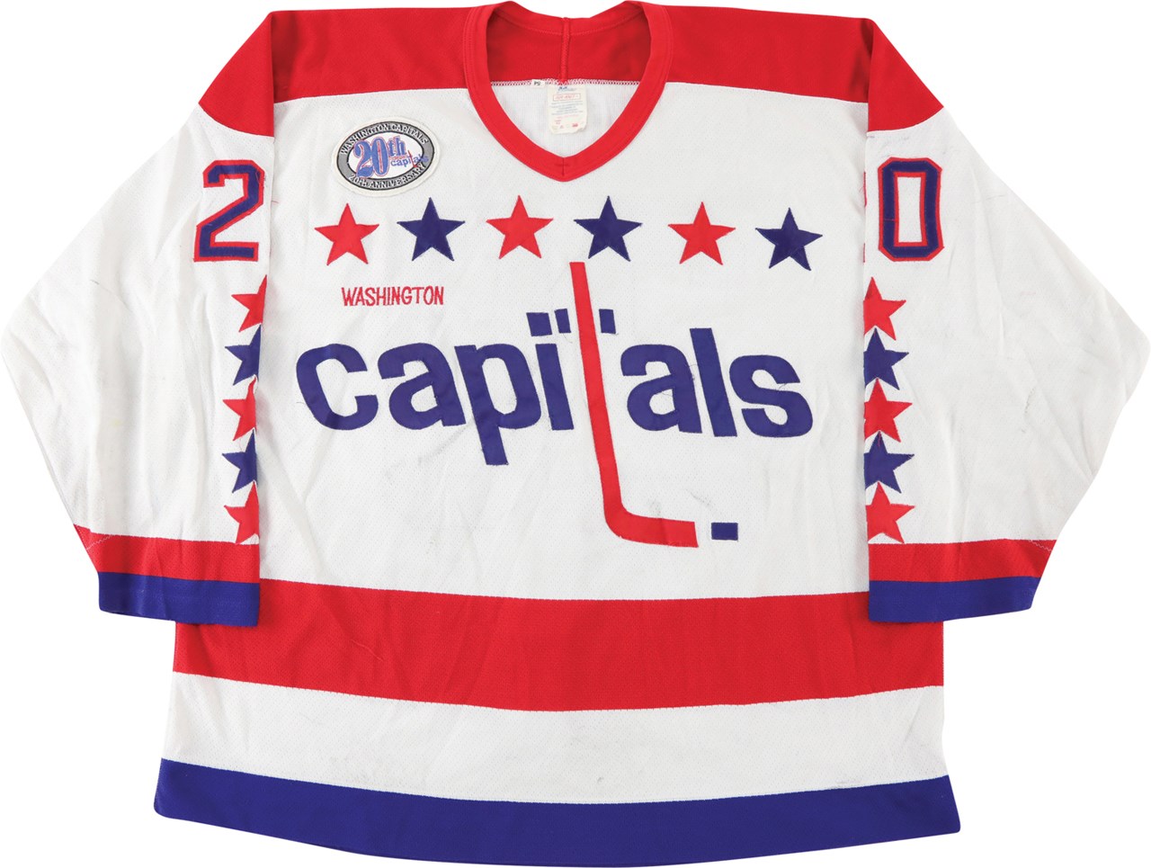 Hockey - 1993-94 Michal Pivonka Washington Capitals Game Worn Jersey