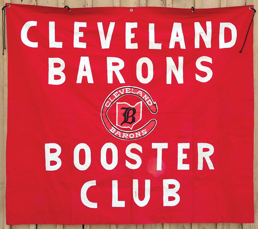 Hockey - Original Cleveland Barons Booster Club Arena Banner