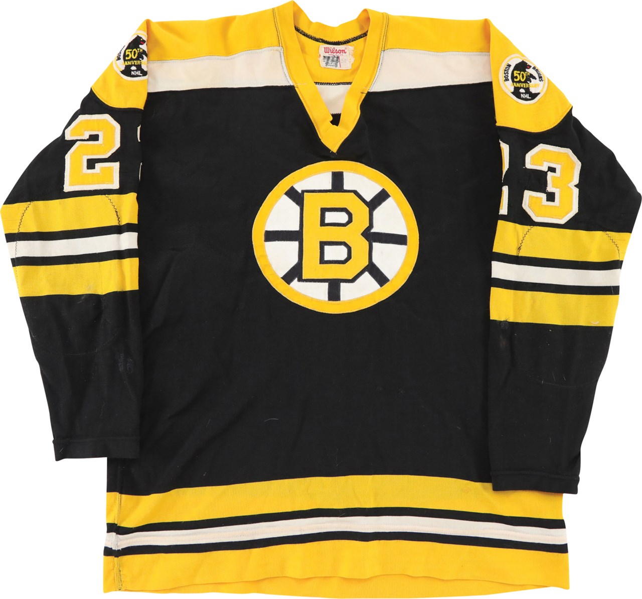 - 1973-74 Al Sims Boston Bruins Game Worn Jersey
