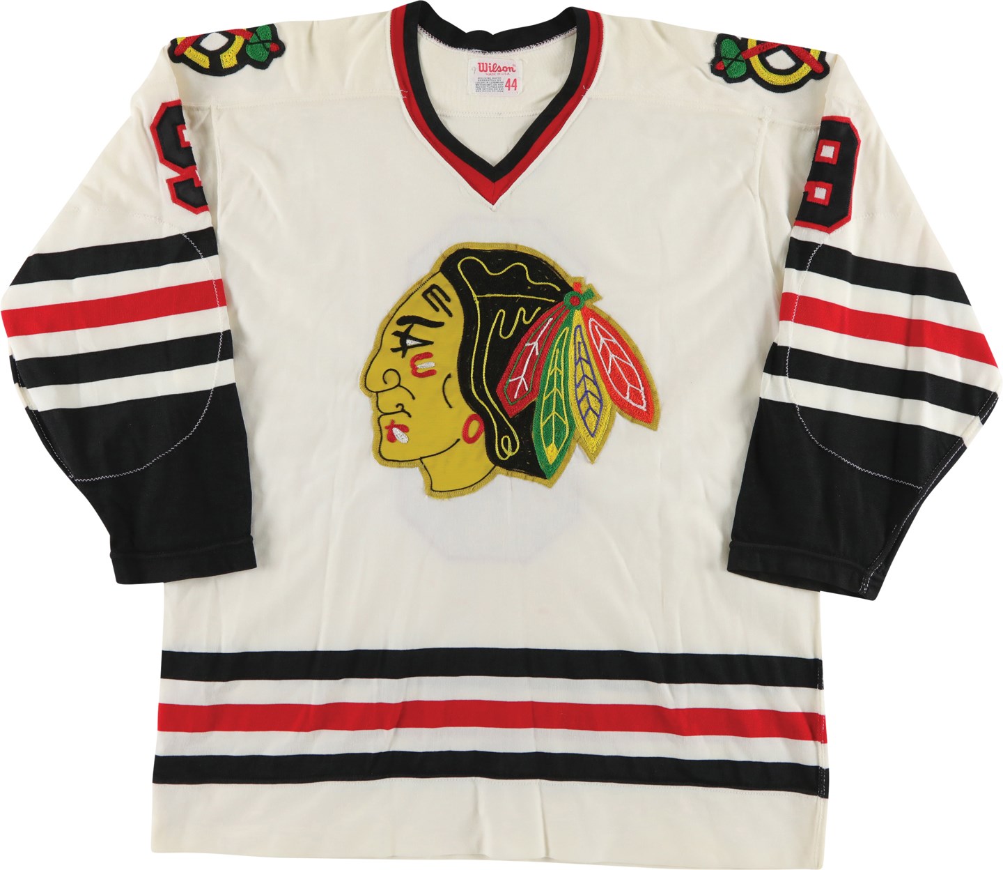 Hockey - 1970s Bobby Hull Chicago Blackhawks Professional Model Jersey