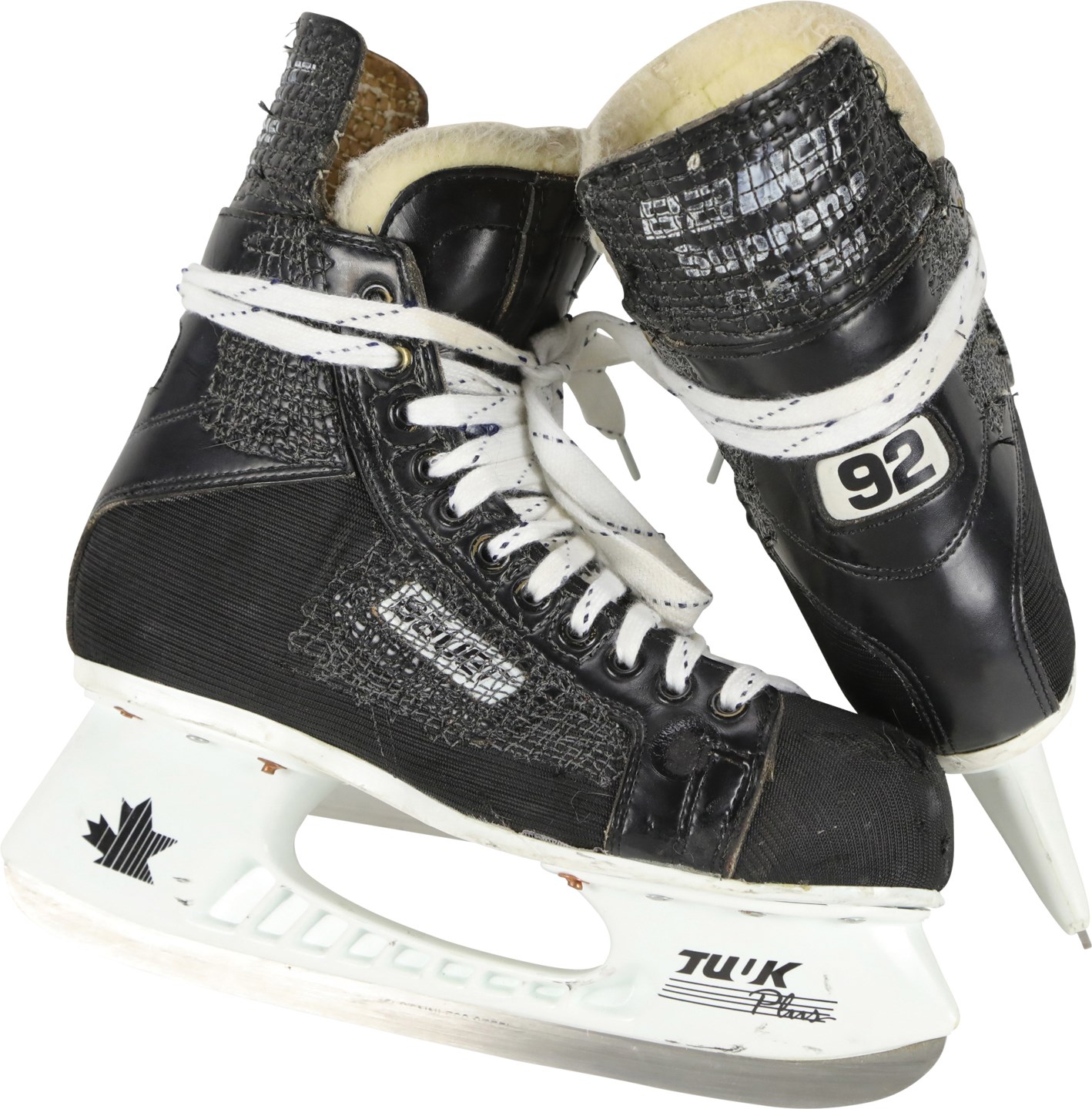 Hockey - 1991-92 Paul Coffey Record Breaking 311th Goal Game Worn Skates