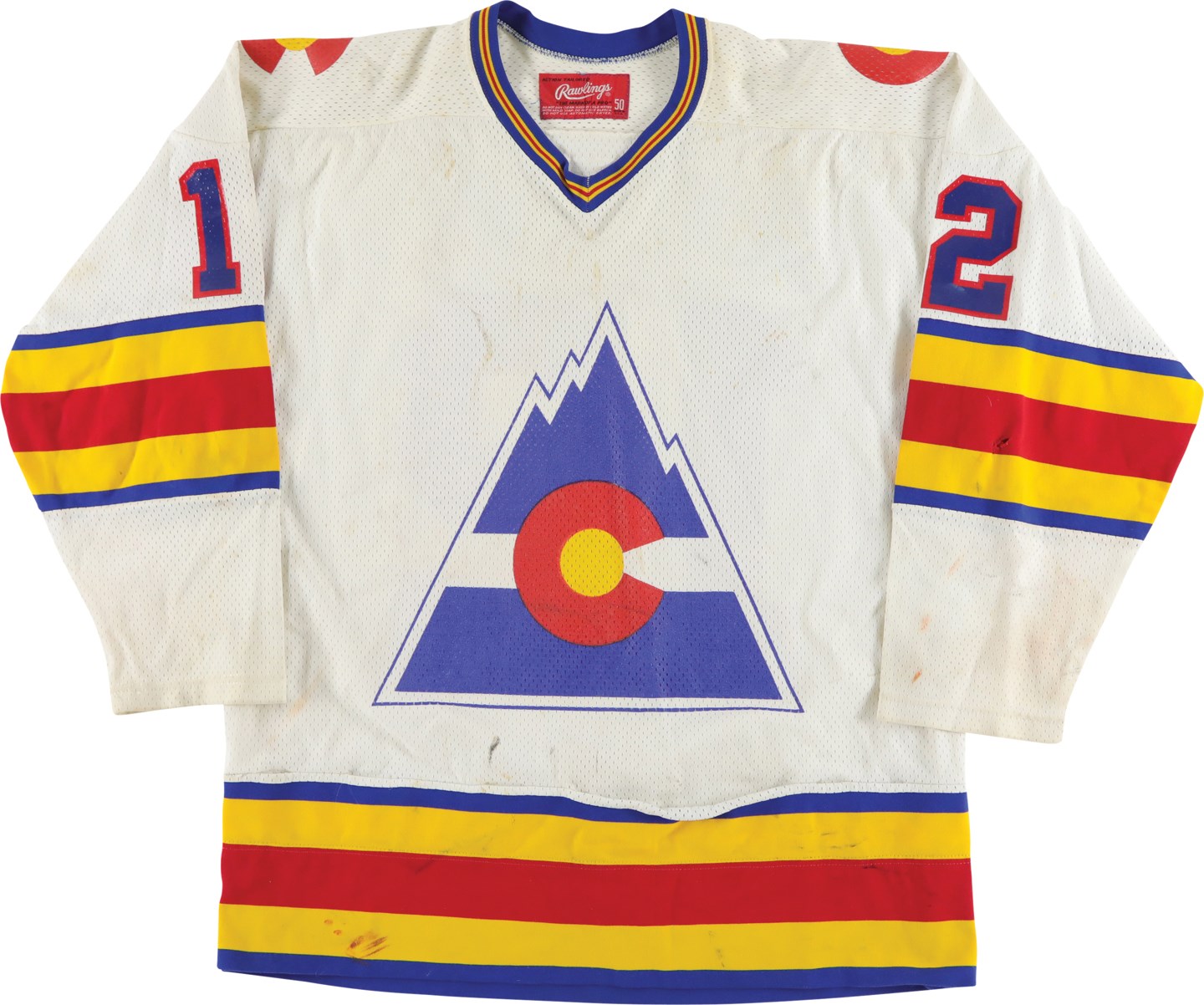 Hockey - 1980-81 Walt McKechnie Colorado Rockies Game Worn Jersey
