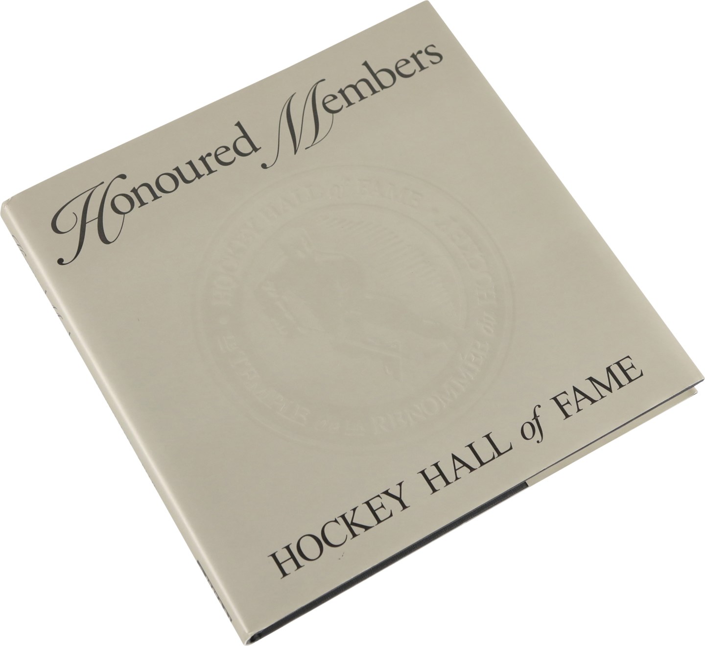 Hockey - Hockey Hall of Fame Book Signed by 19 Members Including Howe, Hull and Lemieux (JSA)