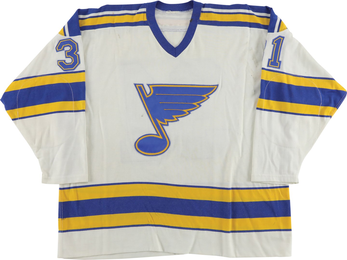 Hockey - 1980-81 Rick Heinz St. Louis Blues Game Worn Jersey (Heinz LOA)
