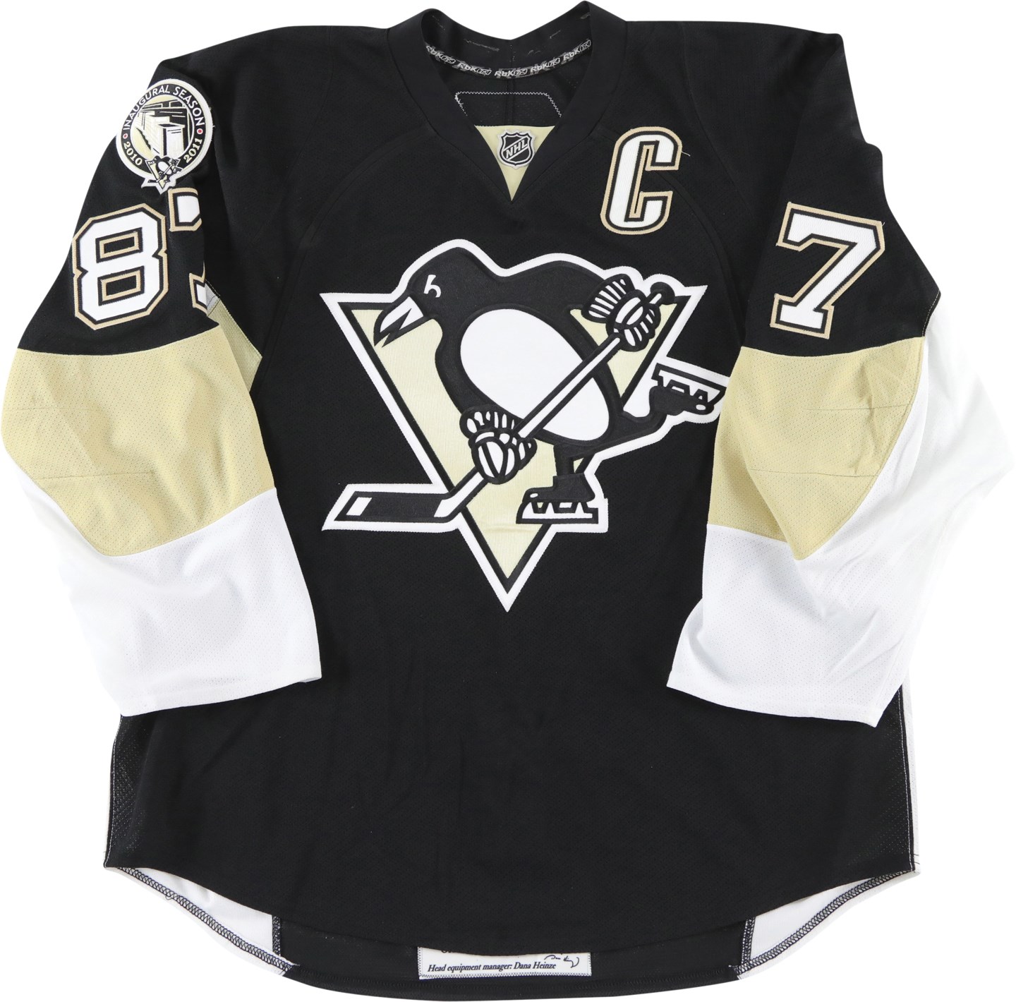 Hockey - 2010-11 Sidney Crosby Pittsburgh Penguins Signed Team Issued Jersey (Penguins LOA & PSA)