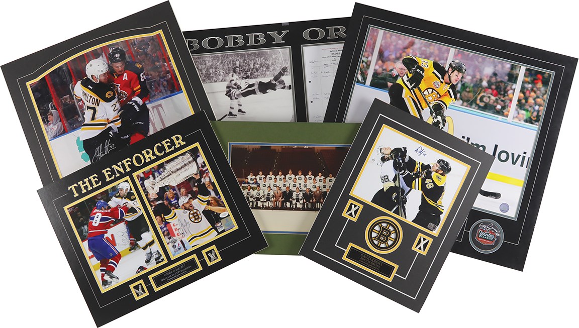 Hockey - Hockey Photo Collection of Six (6) w/Four Signed