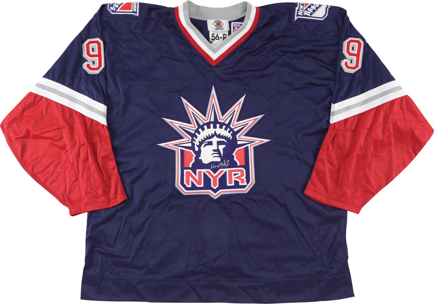 Hockey - Wayne Gretzky Signed New York Rangers Jersey (UDA)