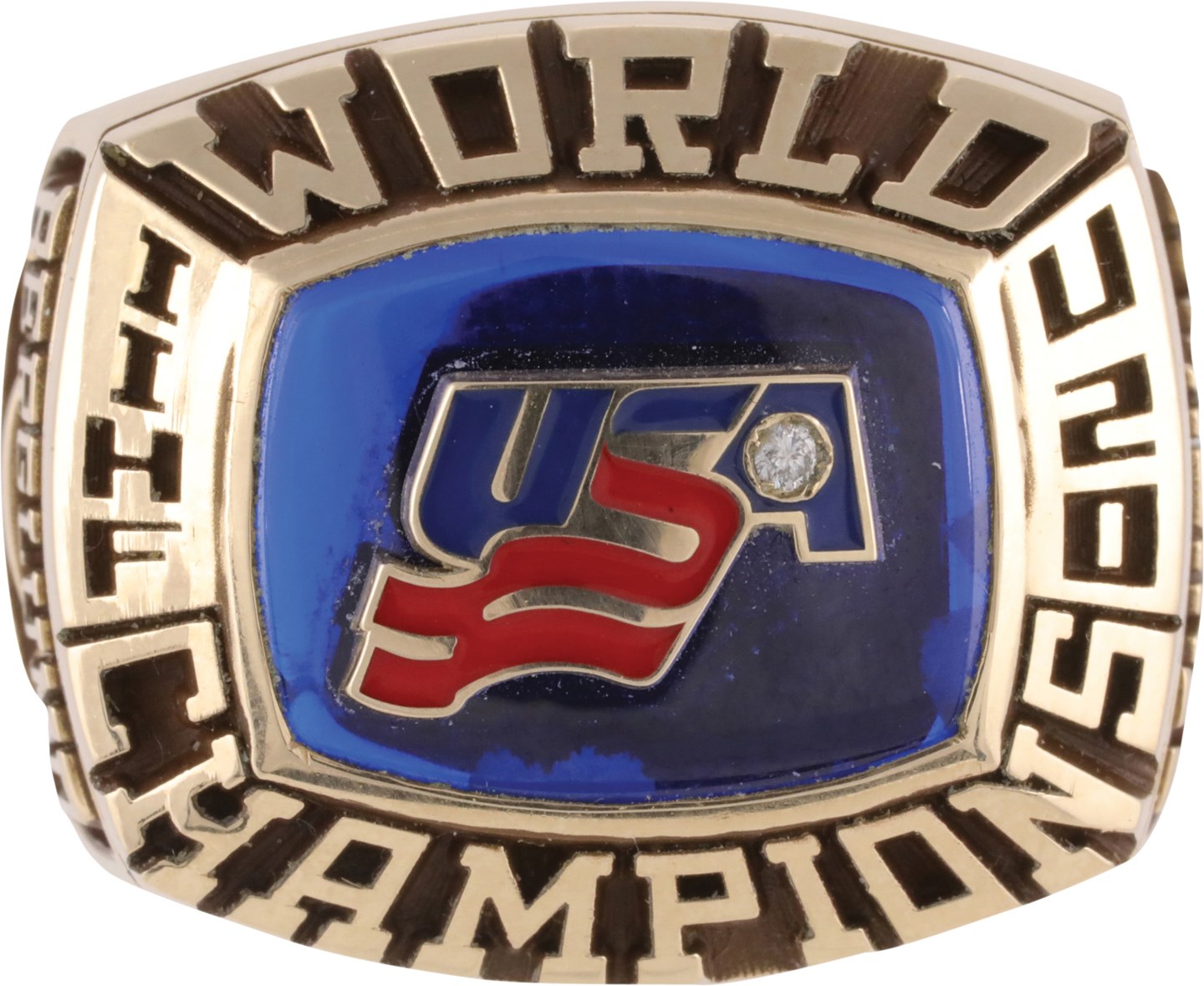 Hockey - 2004 Art Berglund Team USA U20 IIHF World Championship Ring w/Original Display Box
