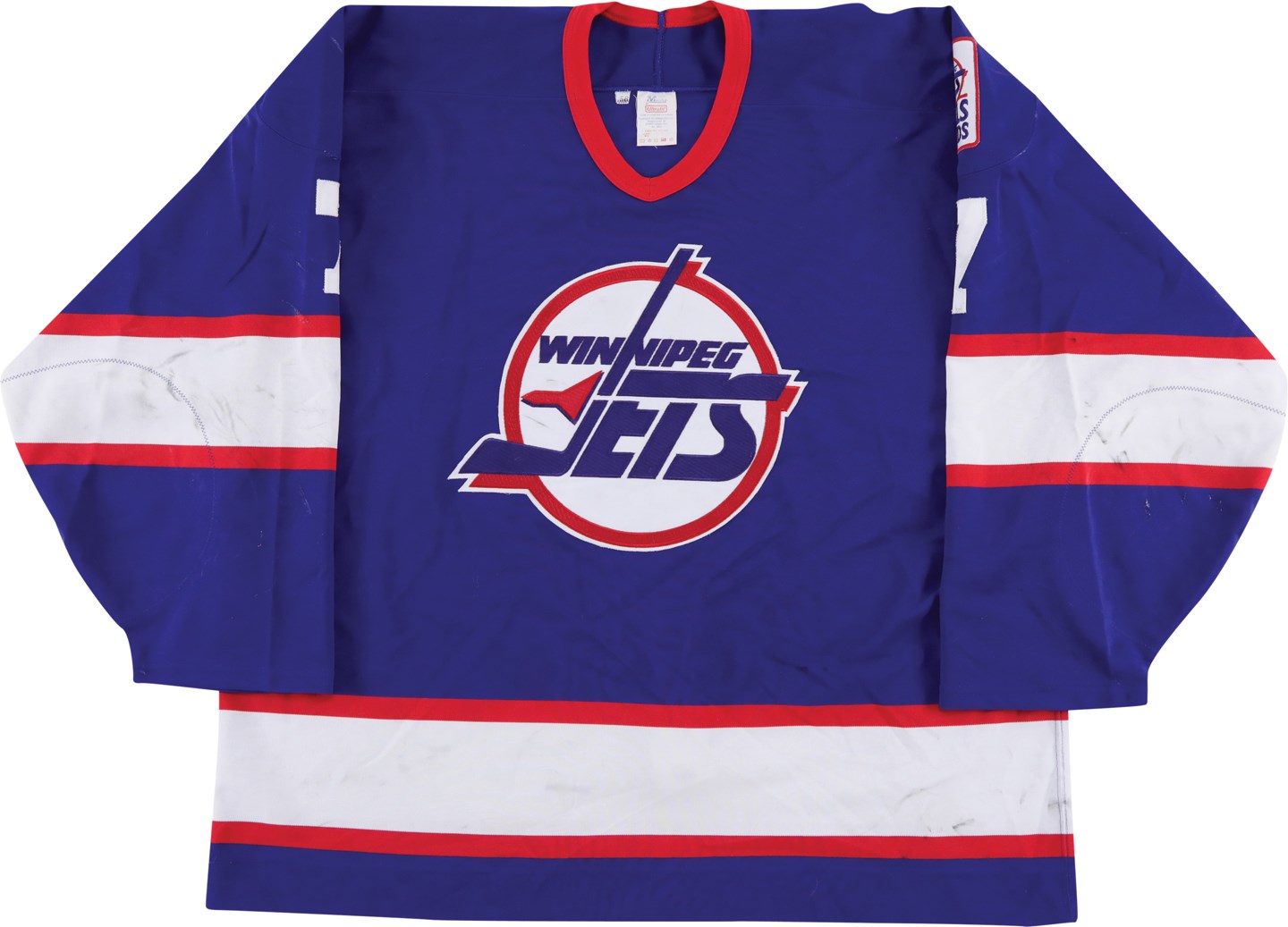 Hockey - 1993-94 Keith Tkachuk Winnipeg Jets Game Worn Jersey