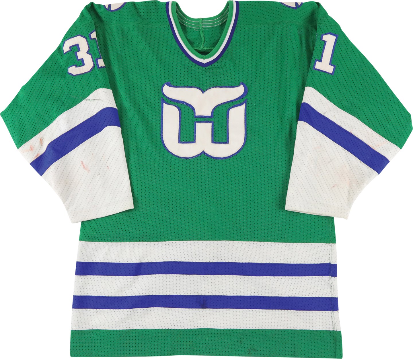 Hockey - Circa 1984 Dan Bourbonnais Hartford Whalers Game Worn Jersey