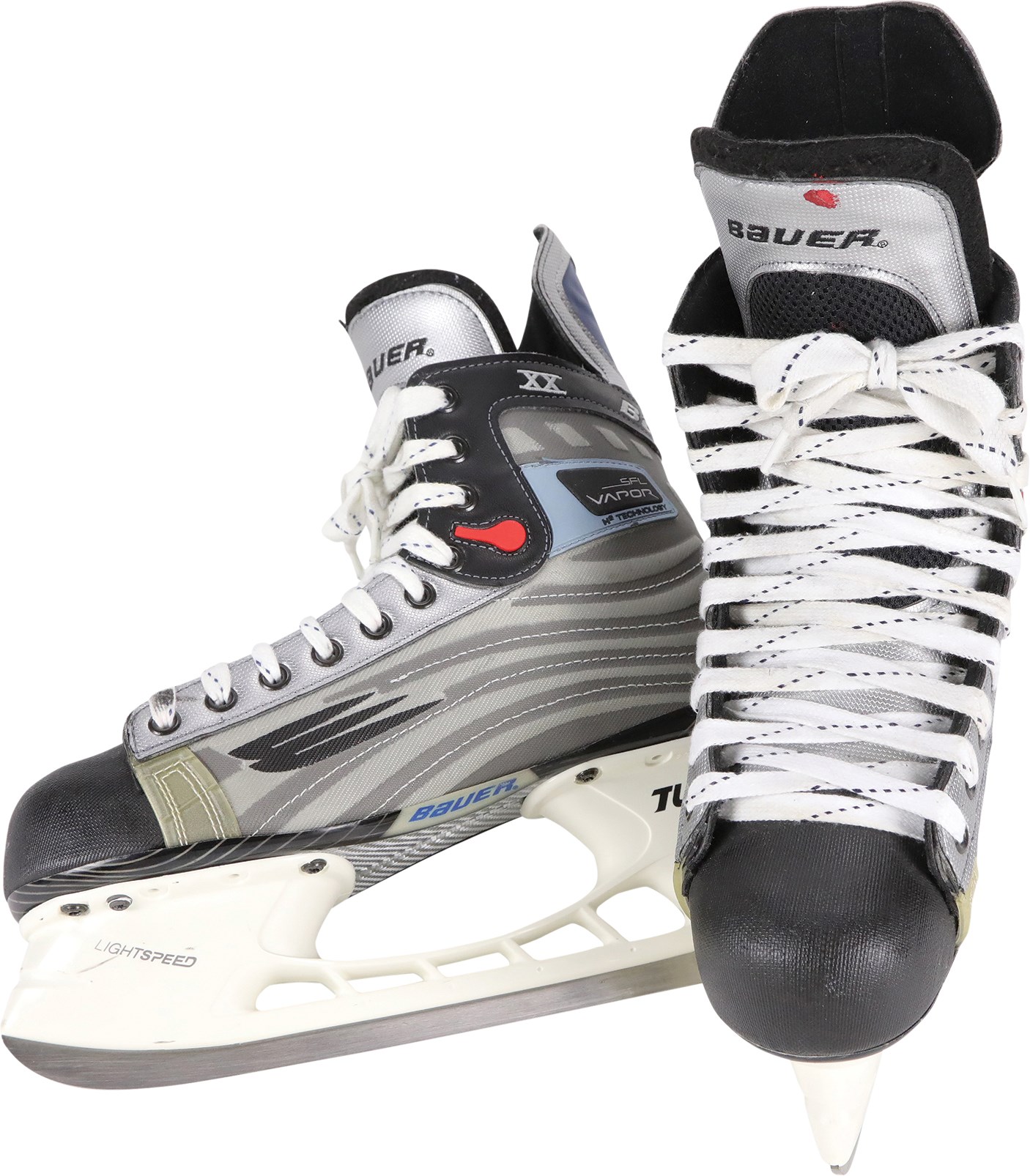 Hockey - 2004 Mark Messier New York Rangers Game Used Skates (Photo-Matched)