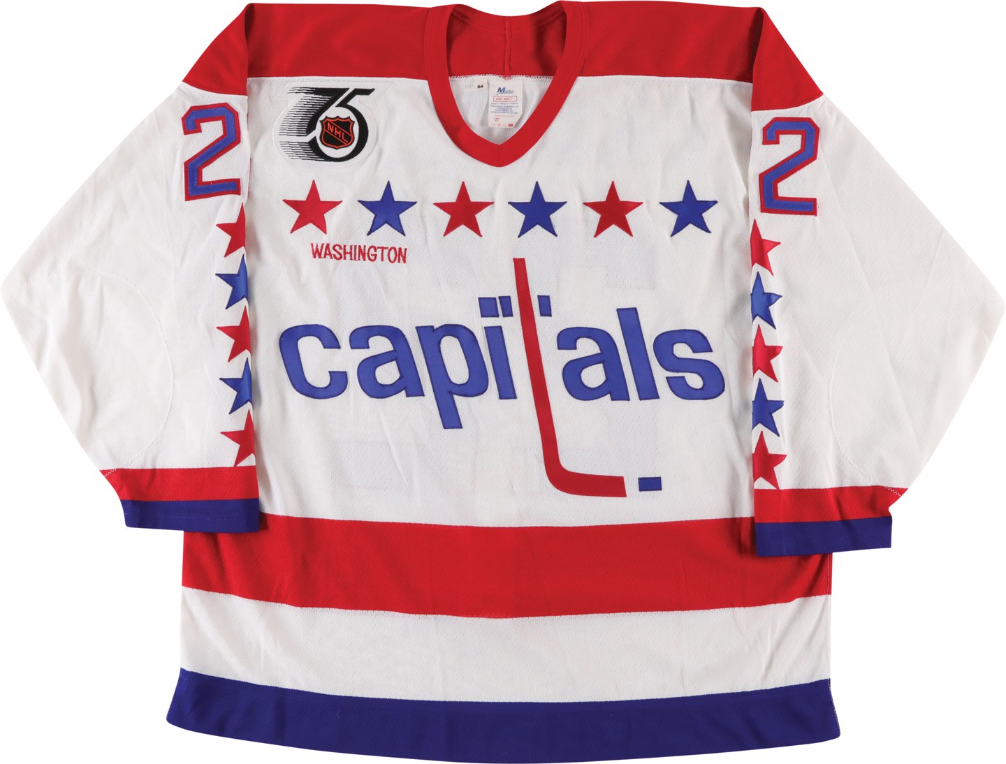 Hockey - 1991-92 Dino Ciccarelli Washington Capitals Game Worn Jersey