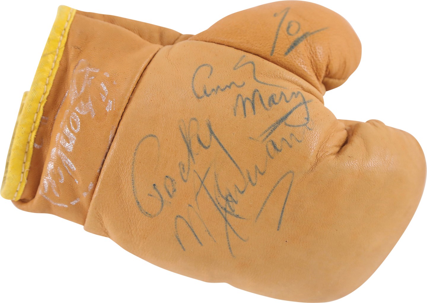 - Rocky Marciano Single-Signed Boxing Glove (PSA & JSA)