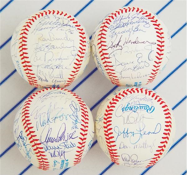 - 1983-95 American League All Stars Signed Baseballs (13)