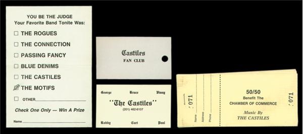 - The Castiles Ticket Lot (9 pieces)