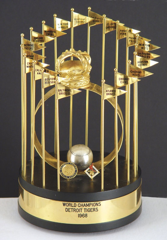 - 1968 Detroit Tigers World Series Trophy (12")