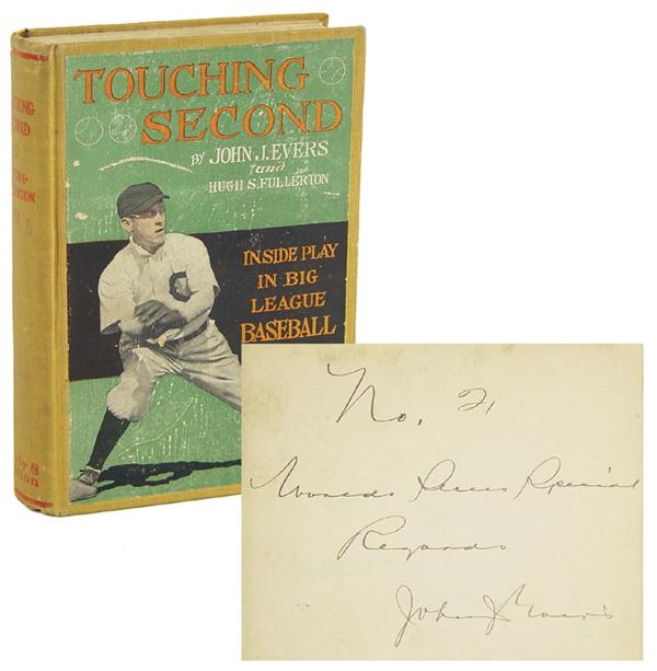 - Johnny Evers Signed Book