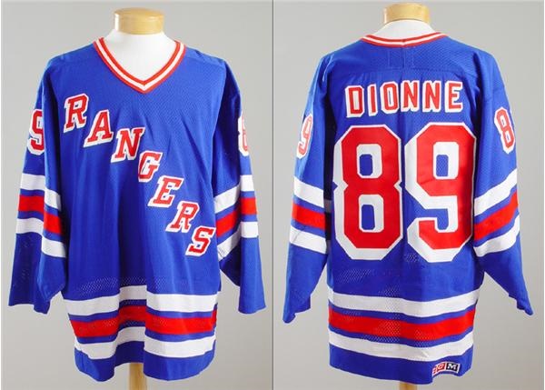 - <b>1988-89 Marcel Dionne Denver Rangers Game Worn Jersey</b>