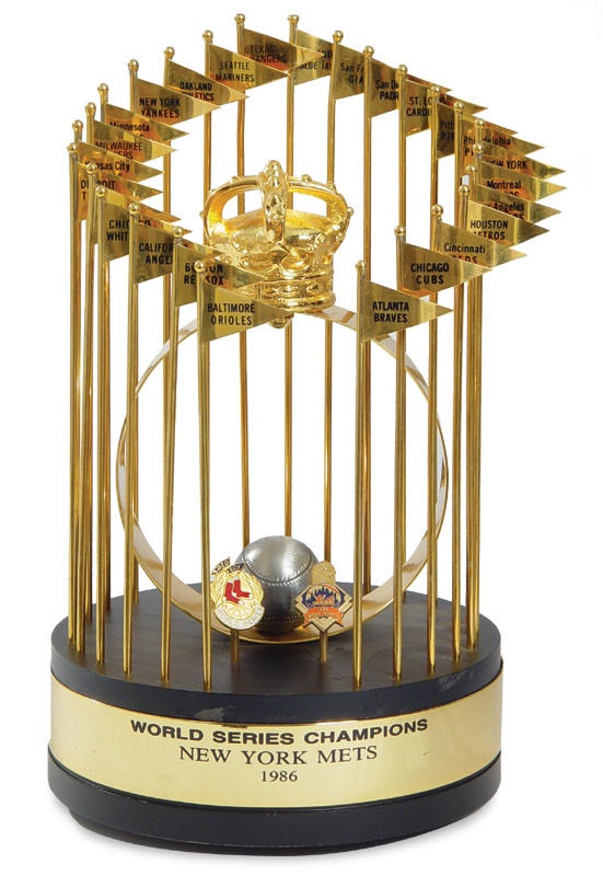 - 1986 New York Mets World Series Trophy