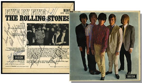 - Rolling Stones Signed EP Album Cover