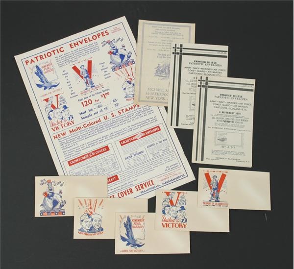 January 2005 Internet Auction - World War II Patriotic Envelope Collection
