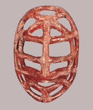 Hockey - 1960's Fibrosport Jacques Plante Pretzel Mask